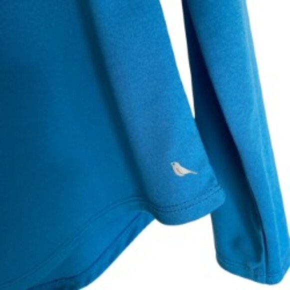 18Birdies Jemma 1/4 Zip Pullover in Ibiza Blue Medium - Picture 4 of 5